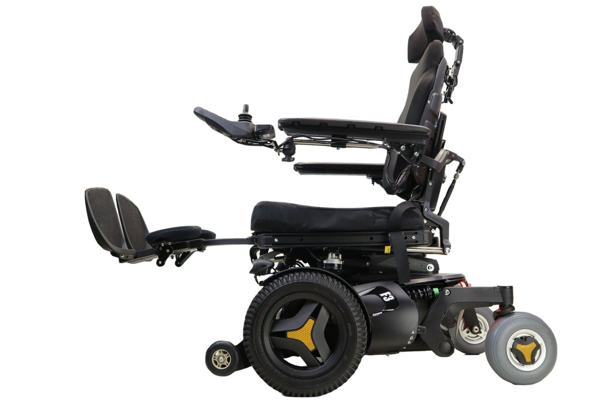 Permobil F3 Power Wheelchair With Seat Elevate, Tilt, Recline, & Power Legs | Head Lights, Tail Lights, & Left/Right Turn Signals-Mobility Equipment for Less