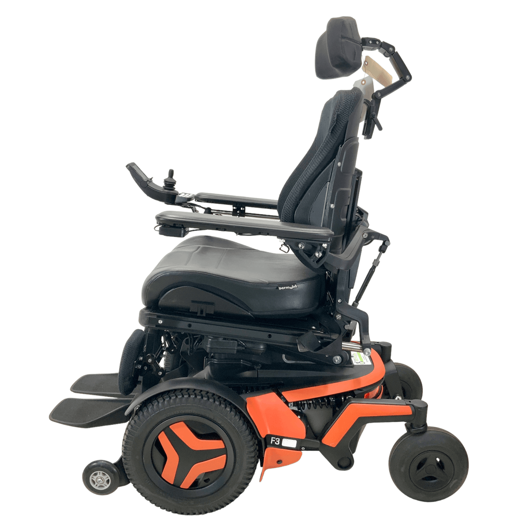 Permobil F3 RNET Rehab Power Chair|  Tilt, Recline, Power Legs - Mobility Equipment for Less