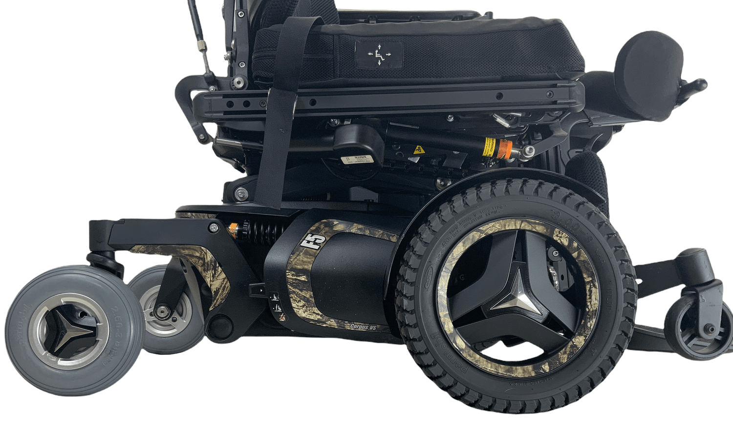 Permobil F5 VS Rehab Power Wheelchair | 19" x 19" Seat | Vertical Standing, Seat Elevate, Tilt, Recline, Power Legs | 73% Savings!-Mobility Equipment for Less