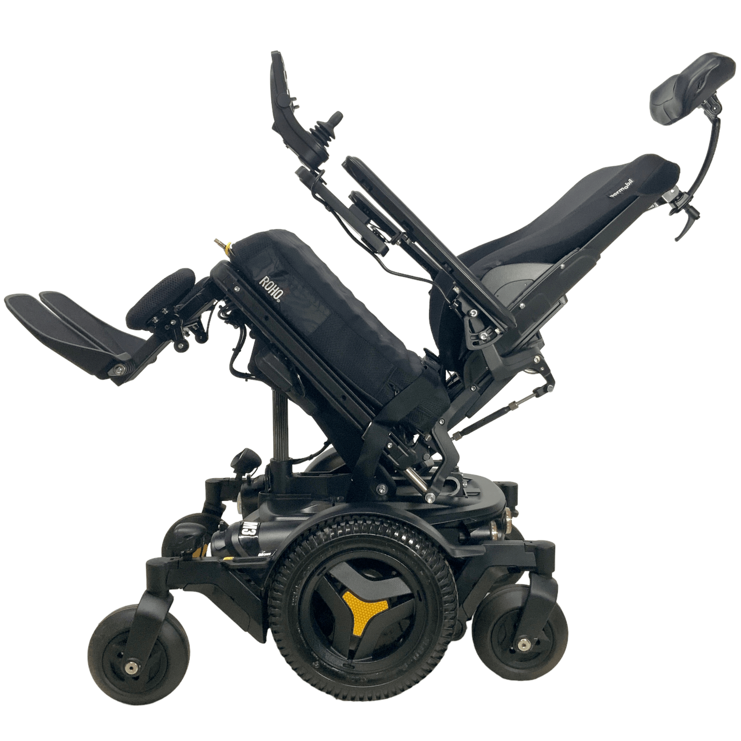 Permobil M3 Corpus Rehab Power Chair | 17 x 19 Seat | Tilt, Elevate, Lighting Kit - Mobility Equipment for Less