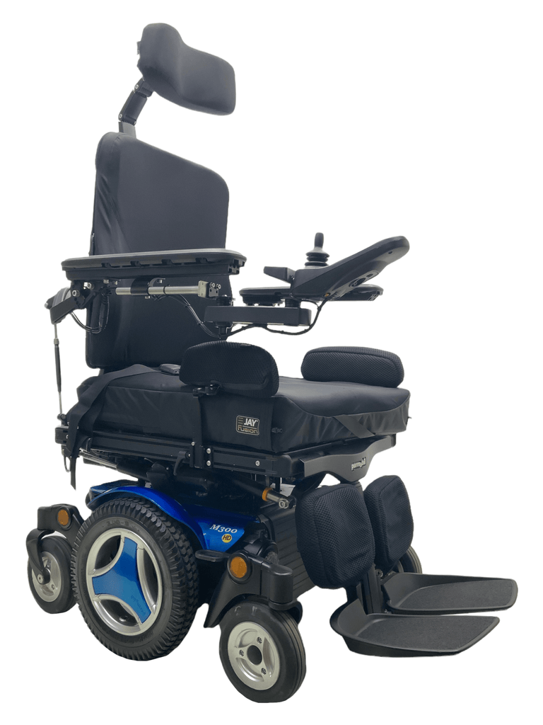 permobil m300 hd blue power wheelchair