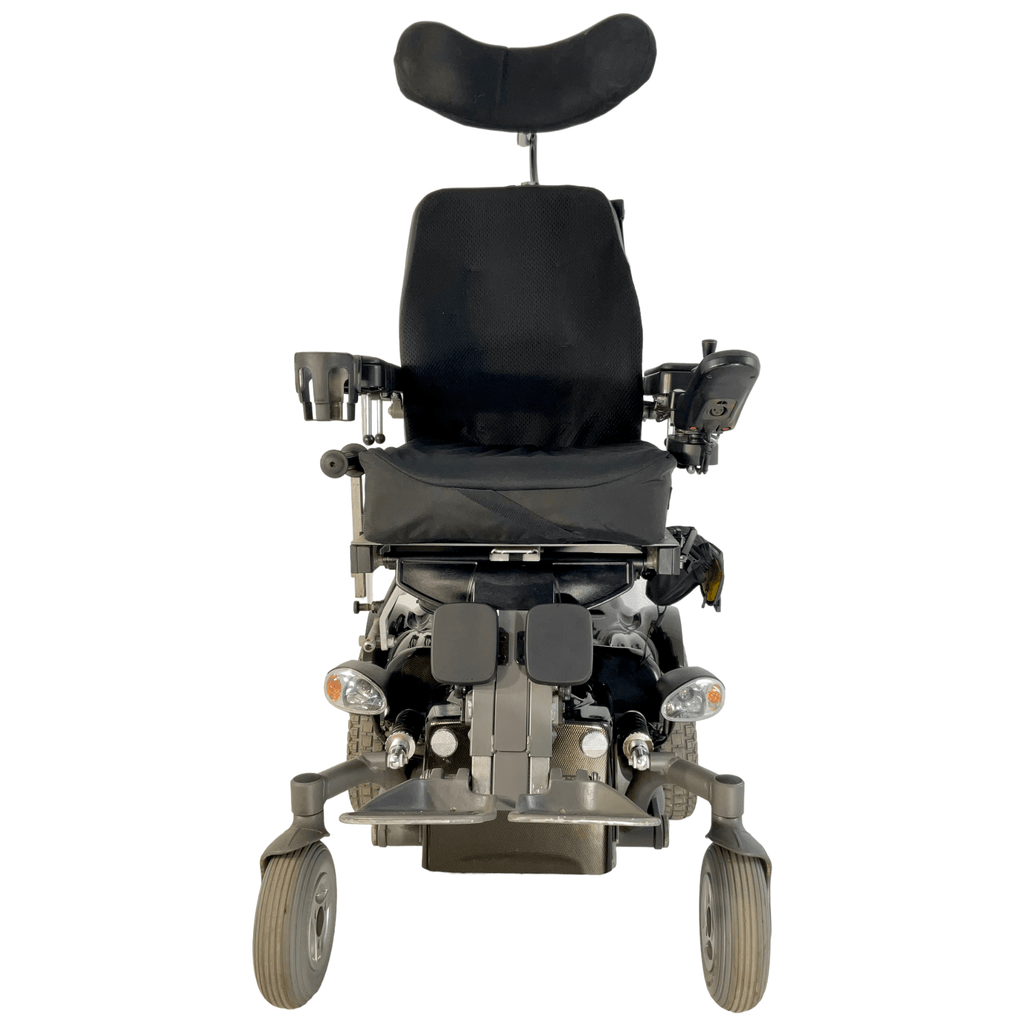 Permobil Street Rehab Power Chair | 17 x 18 Seat | Lighting Kit, Seat Elevate, Cup Holder - Mobility Equipment for Less