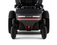 Rear view of Permobil M3 with Essentials Carrier attached