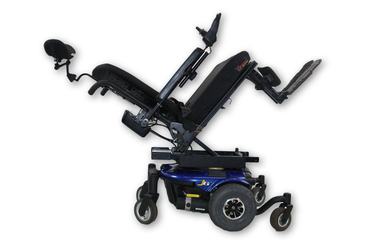 Pride Mobility Jazzy J6 Power Chair By Pride Mobility | Tilt | 20" x 20" Seat-Mobility Equipment for Less