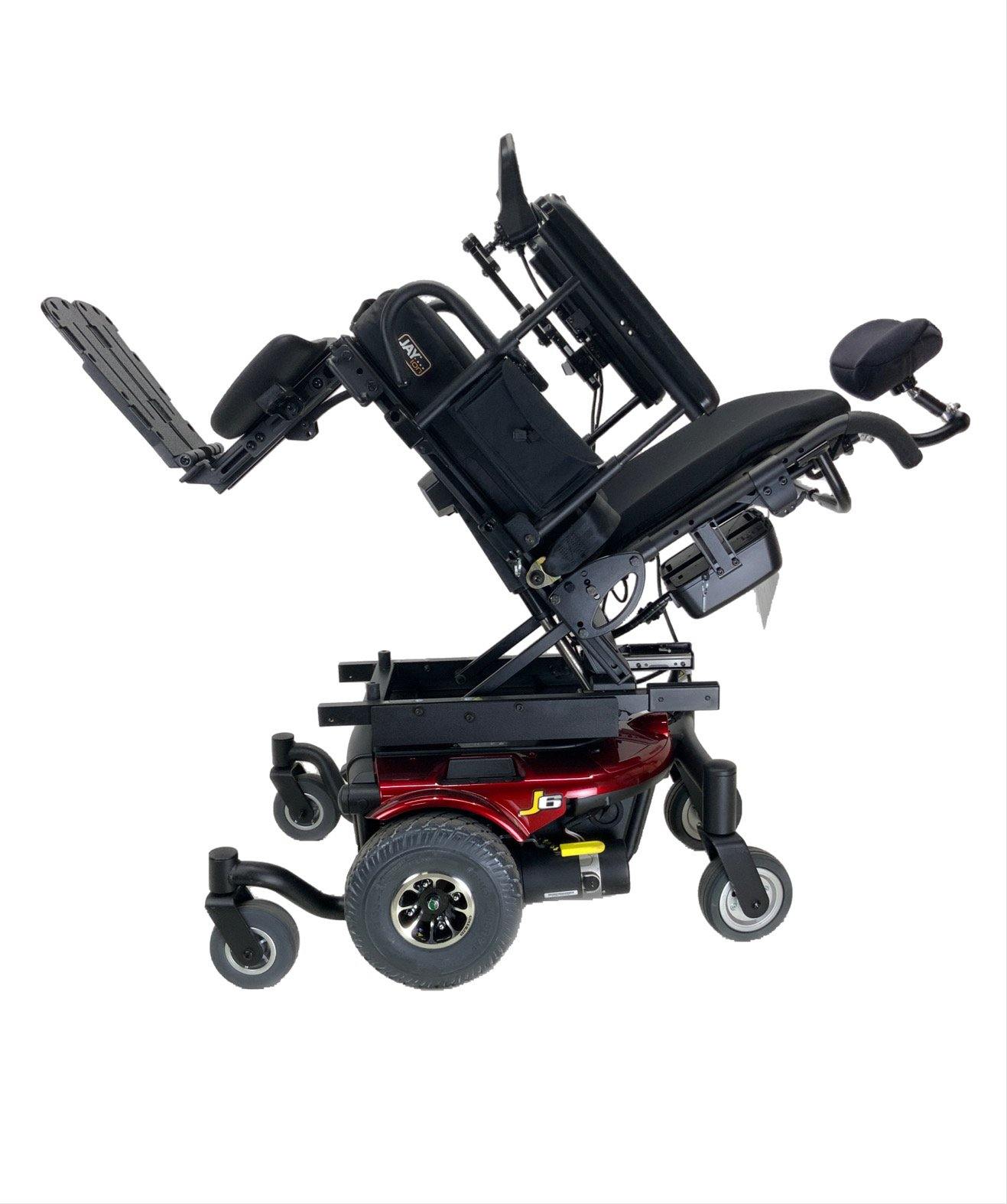 Pride Mobility Jazzy J6 Rehab Power Chair | Power Tilt | 16 x 18 Seat |-Mobility Equipment for Less