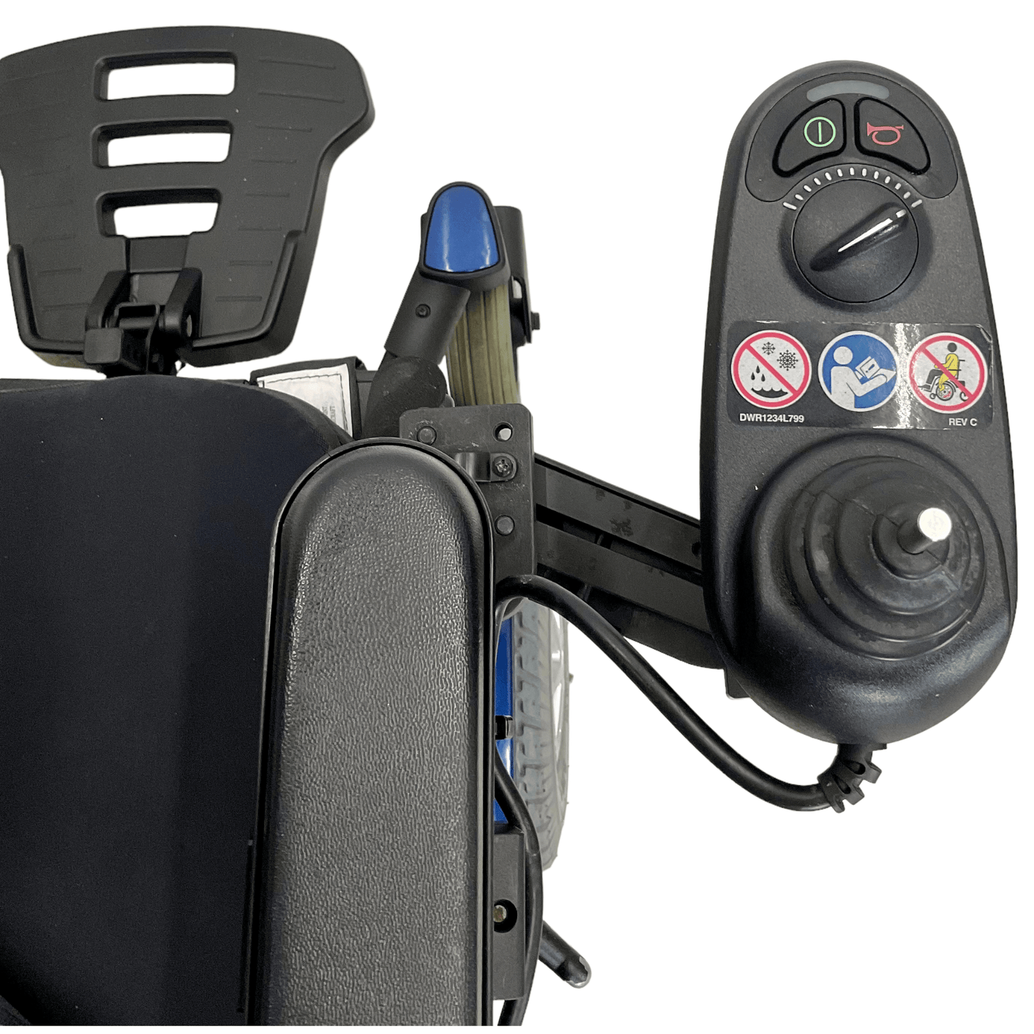 Pride Mobility Jazzy Select 6 Rehab Power Chair | 19 x 21 Seat | - Mobility Equipment for Less