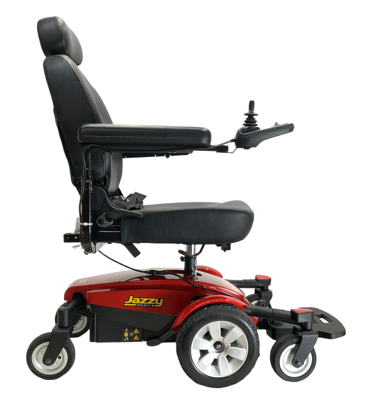 Select 6 Used Pride Mobility Jazzy Select 6 Power Wheelchair | Red | Save 69% ...