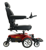 pride mobility jazzy select 6 red power wheelchair right side