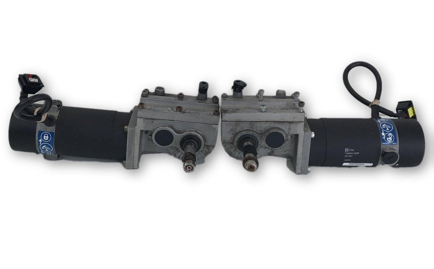 Pride Mobility Jazzy Select HD, Jazzy 600, Jazzy Select 14, Quantum J6 Left & Right Motors DRVMOTR1302 | DRVMOTR1301 | PM802-D08D | PM802-D08C | 011711-Mobility Equipment for Less