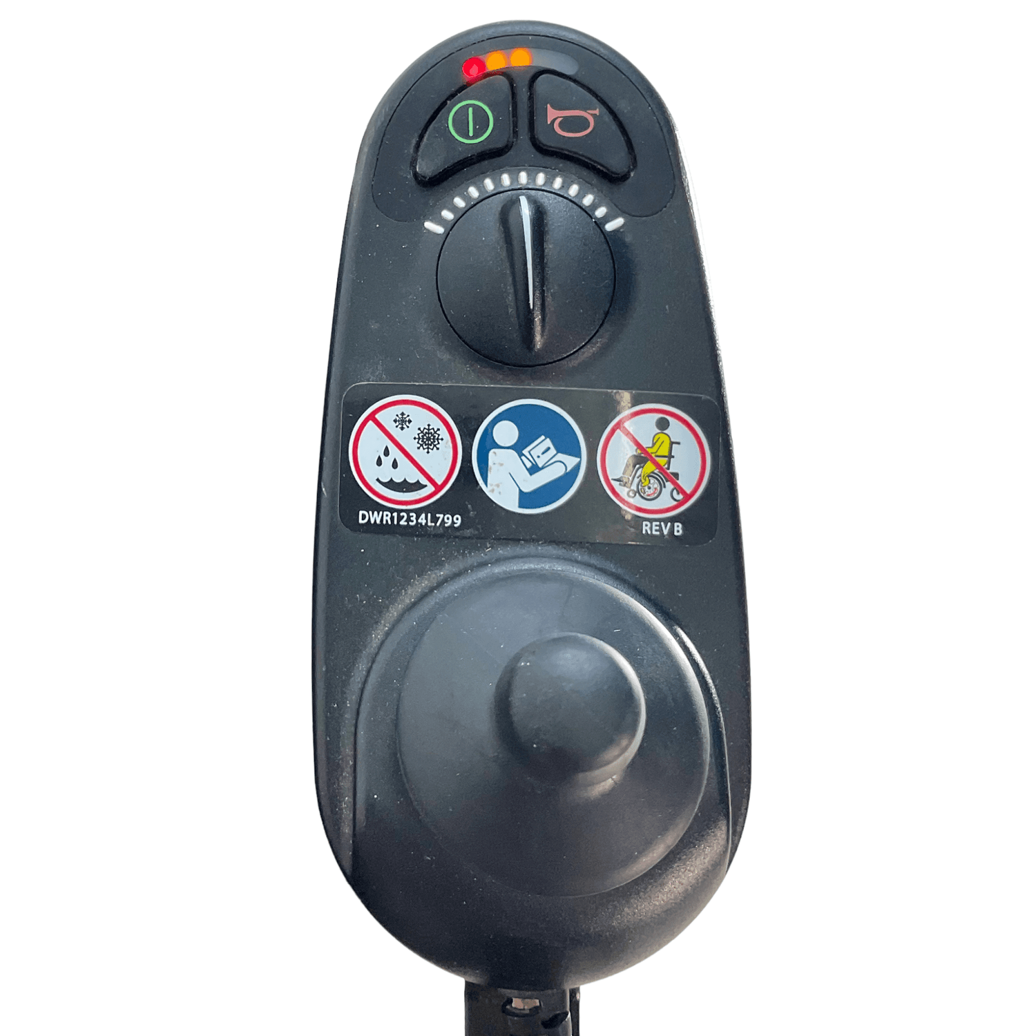 Pride Mobility Jazzy Select Power Chair | 18 x 20 Seat | Seat Pan Style Seat W/ Cushion | Red Shroud - Mobility Equipment for Less