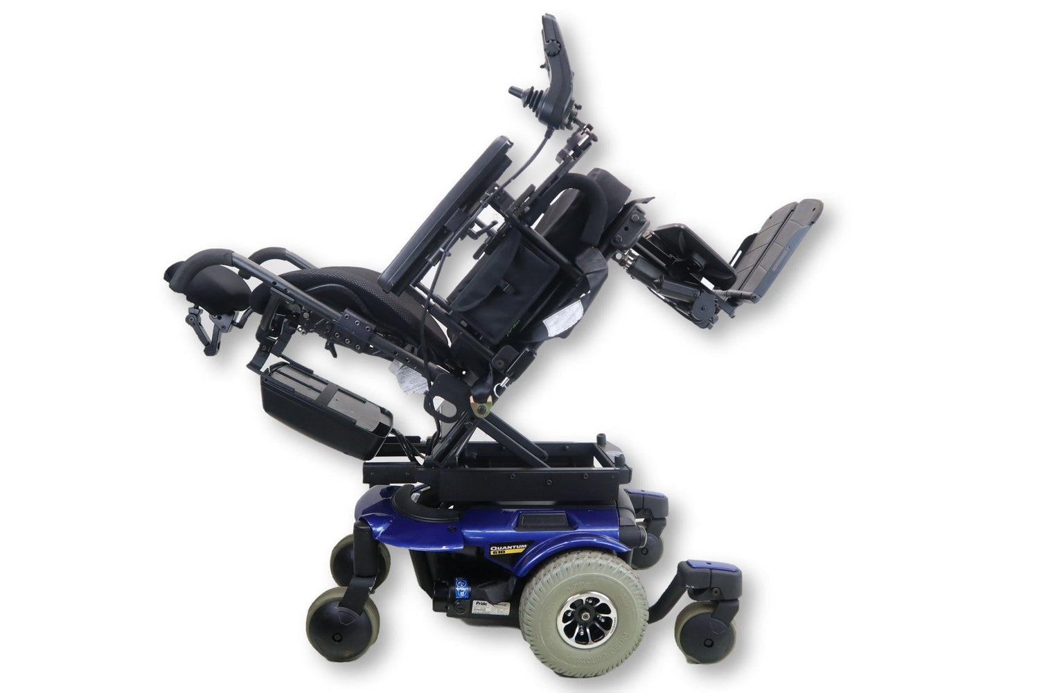 Pride Mobility Quantum 610 Rehab Power Wheelchair | 17 x 21 Seat | Tilt, Power Legs | 66% Savings-Mobility Equipment for Less