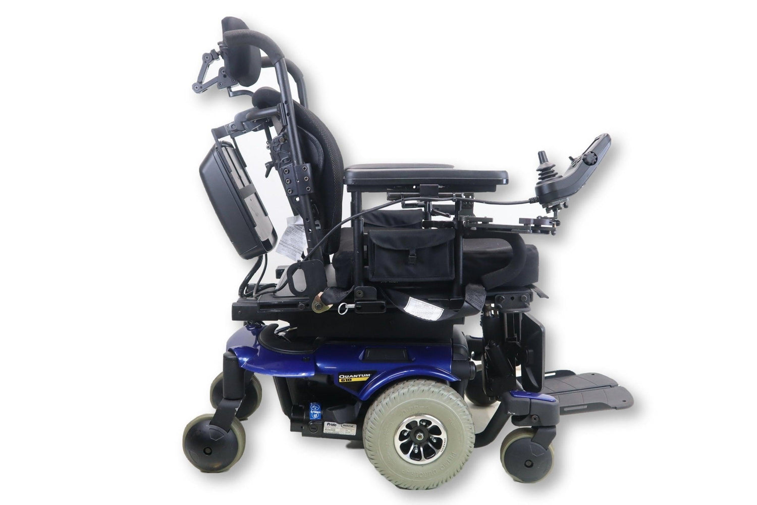 Pride Mobility Quantum 610 Rehab Power Wheelchair | 17 x 21 Seat | Tilt, Power Legs | 66% Savings-Mobility Equipment for Less
