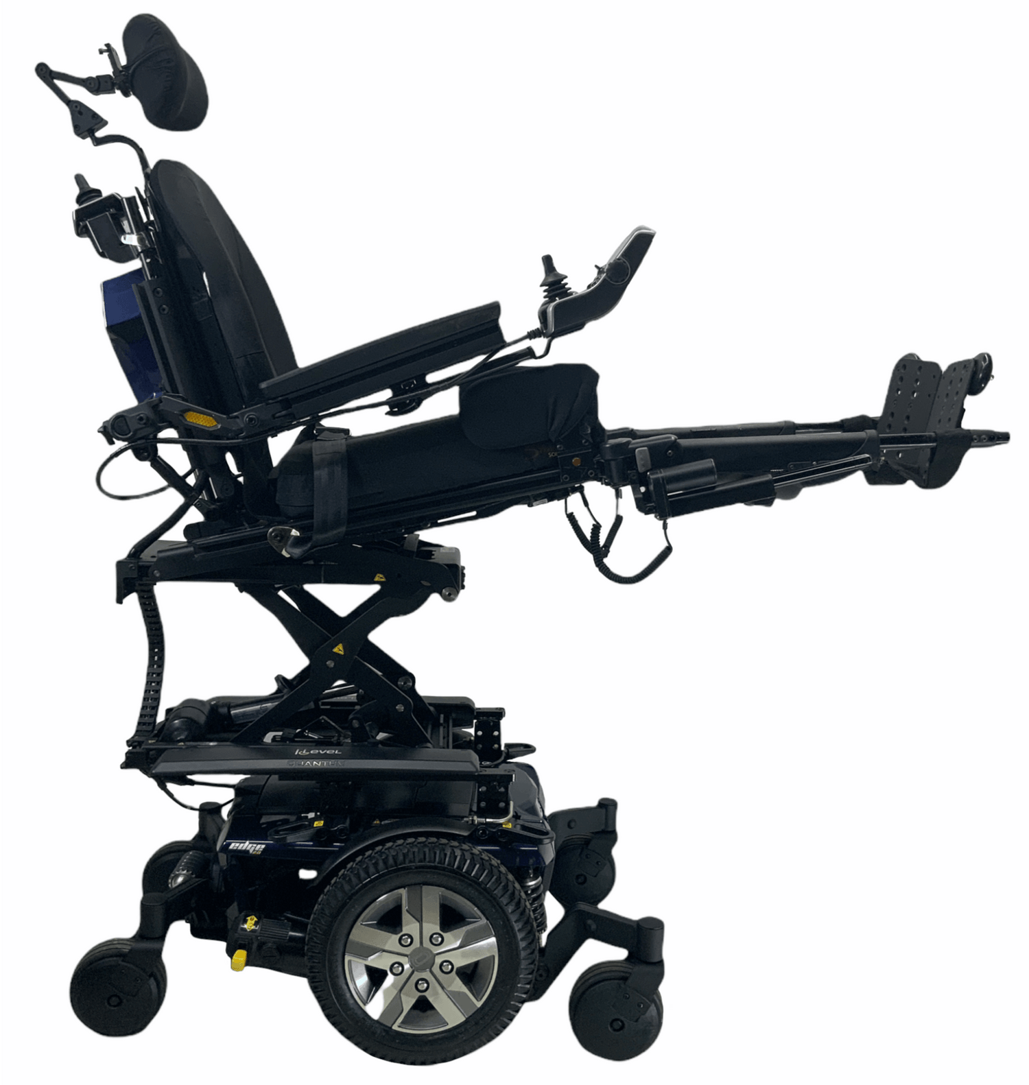 Pride Mobility Quantum Q6 Edge 2.0 iLevel Power Wheelchair | 16" x 18" Seat | Seat Elevate, Tilt, Recline, Power Legs-Mobility Equipment for Less