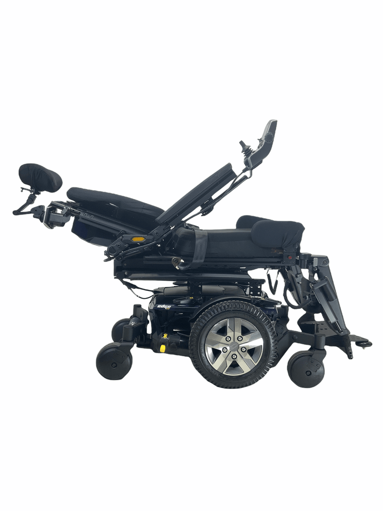 Pride Mobility Quantum Q6 Edge 2.0 iLevel Power Wheelchair | 16" x 18" Seat | Seat Elevate, Tilt, Recline, Power Legs-Mobility Equipment for Less