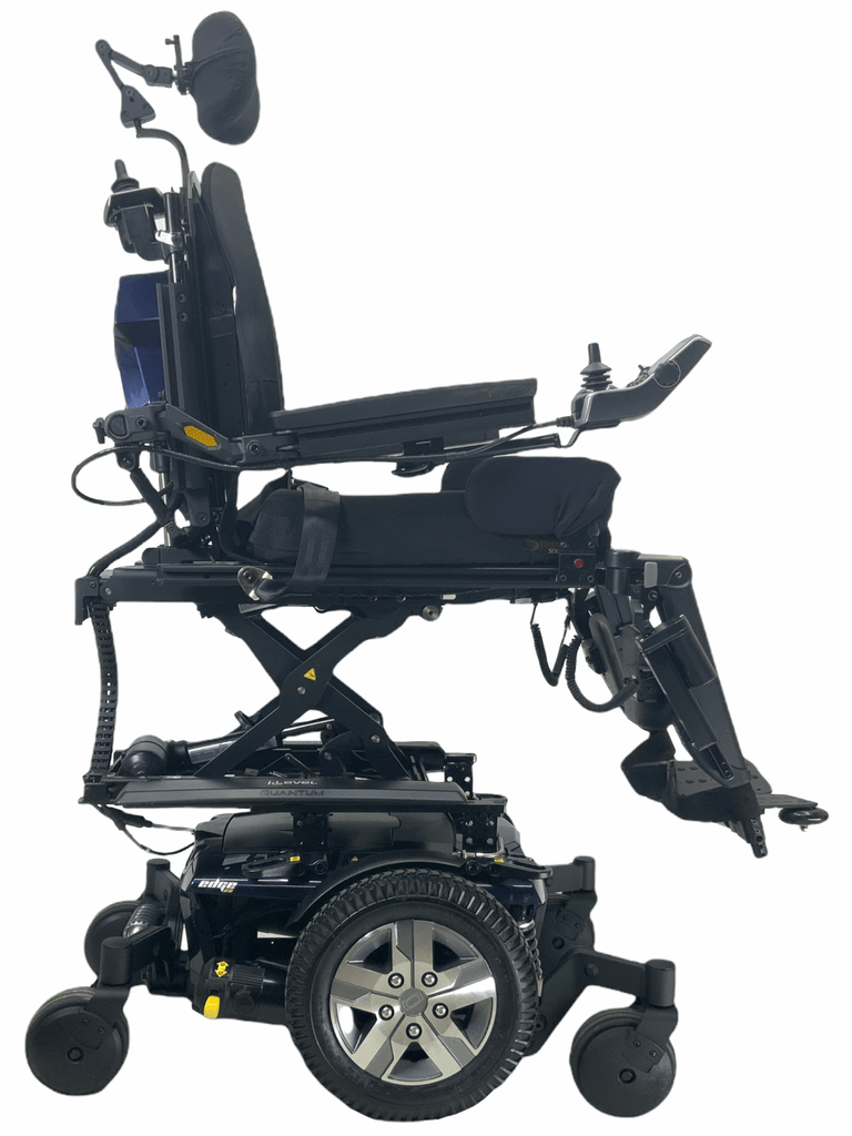 Pride Mobility Quantum Q6 Edge 2.0 iLevel Power Wheelchair | 16" x 18" Seat | Seat Elevate, Tilt, Recline, Power Legs-Mobility Equipment for Less