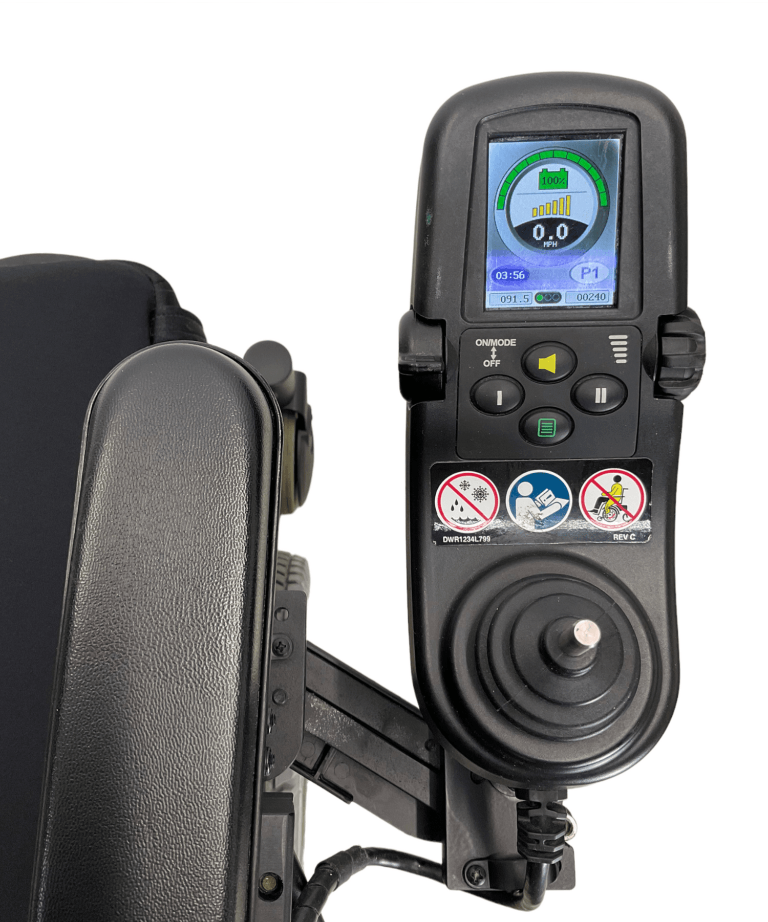 pride mobility quantum q6 edge blue power wheelchair joystick