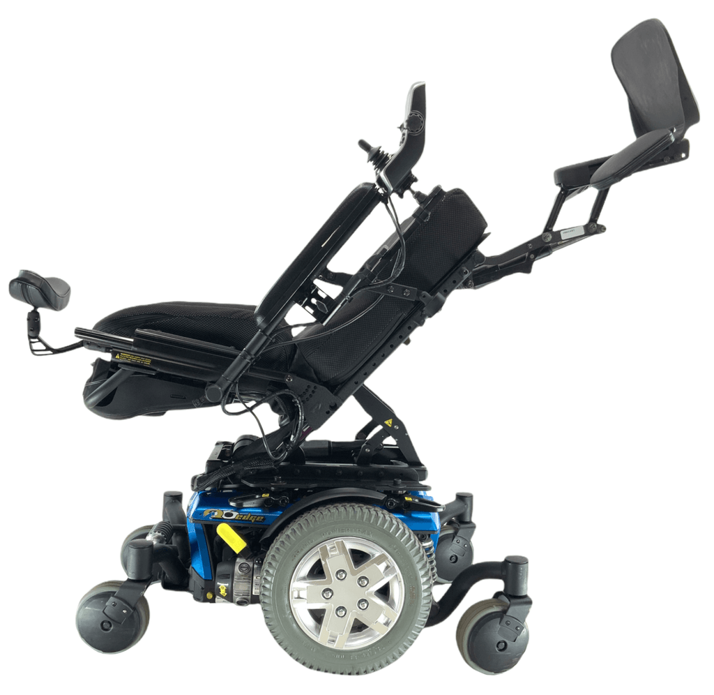 Pride Mobility Quantum Q6 Edge Rehab Power Chair | 17 x 18 Seat | Tilt, Recline, Power Legs-Mobility Equipment for Less