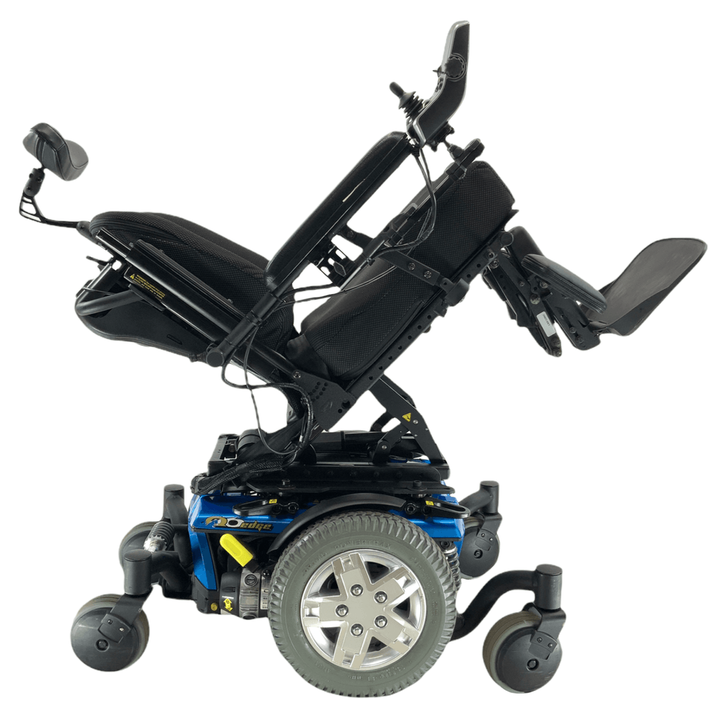 Pride Mobility Quantum Q6 Edge Rehab Power Chair | 17 x 18 Seat | Tilt, Recline, Power Legs-Mobility Equipment for Less