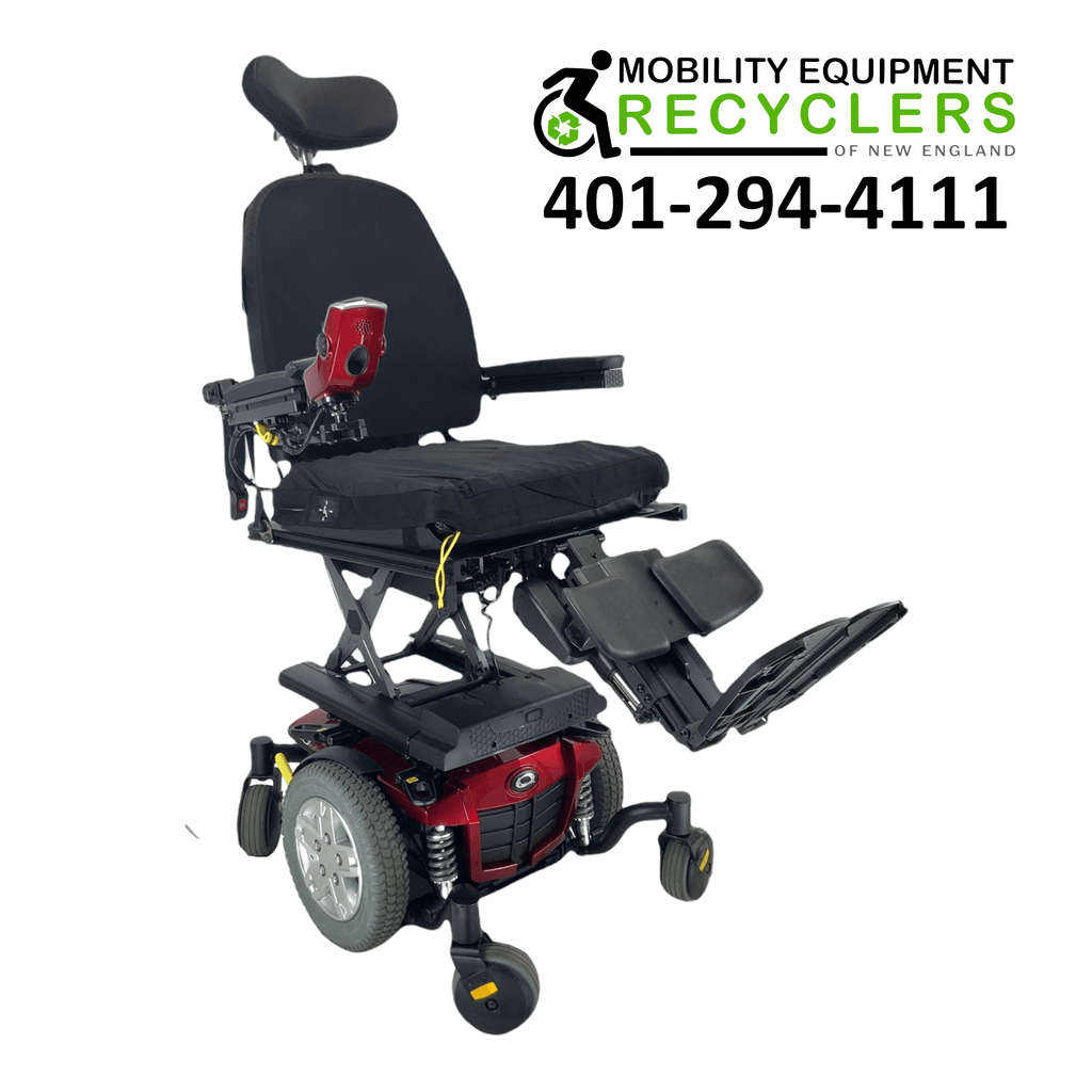 Pride Mobility Quantum Q6 Edge with TRU-Balance 3 & I-Level Rehab Power Chair | 22" x 20" Seat | Tilt, Recline, Seat Elevate, Power Extending Legs-Mobility Equipment for Less