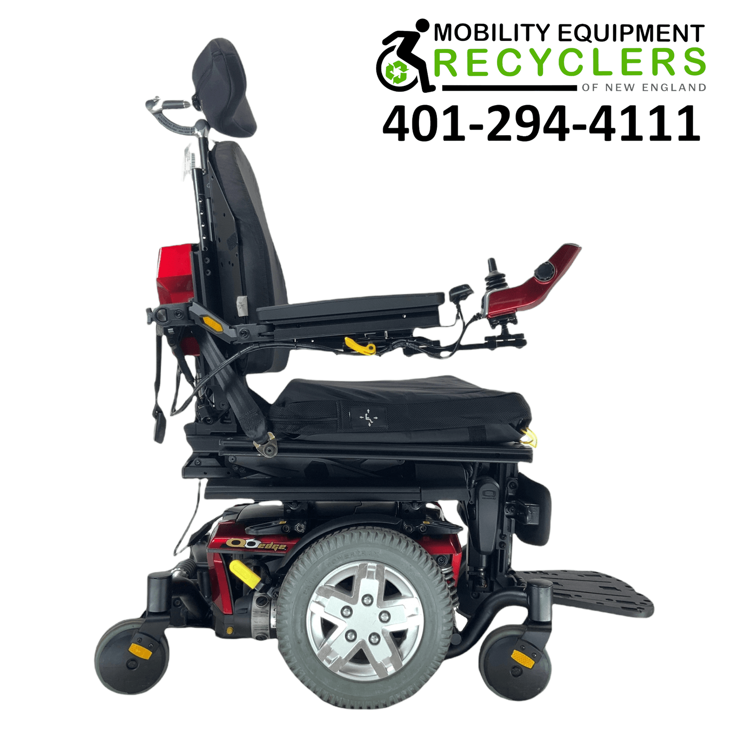 Pride Mobility Quantum Q6 Edge with TRU-Balance 3 & I-Level Rehab Power Chair | 22" x 20" Seat | Tilt, Recline, Seat Elevate, Power Extending Legs-Mobility Equipment for Less