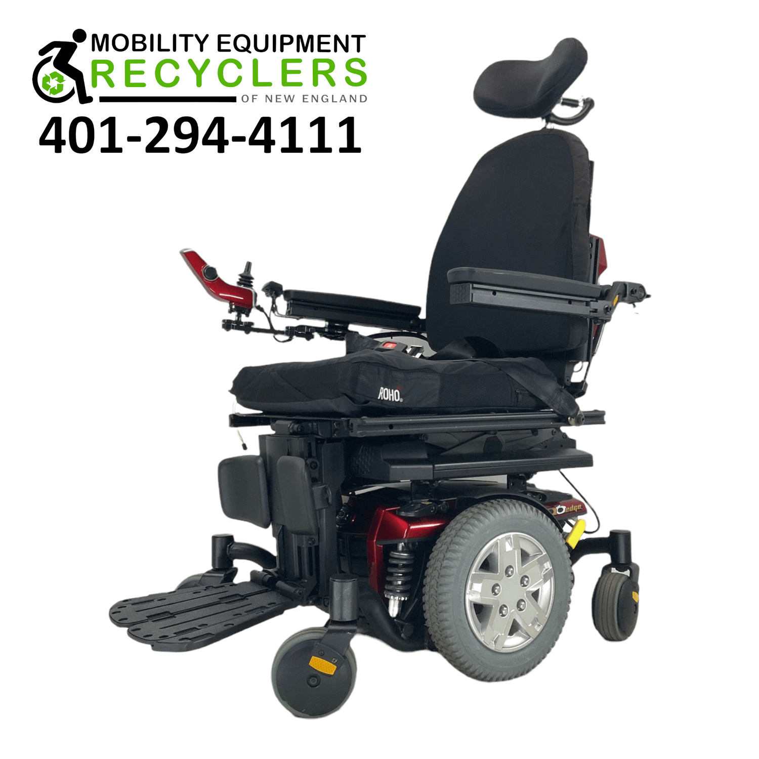 Pride Mobility Quantum Q6 Edge with TRU-Balance 3 & I-Level Rehab Power Chair | 22" x 20" Seat | Tilt, Recline, Seat Elevate, Power Extending Legs-Mobility Equipment for Less