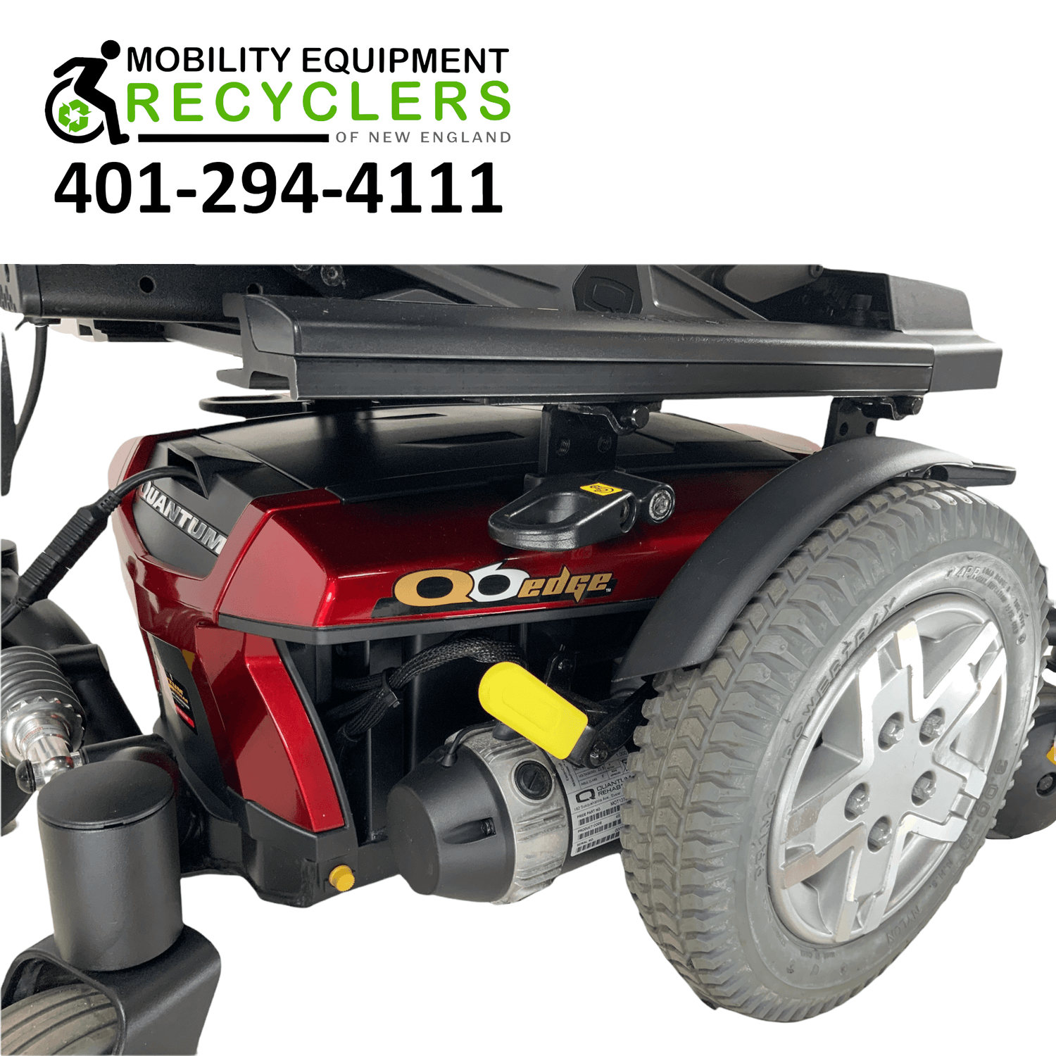Pride Mobility Quantum Q6 Edge with TRU-Balance 3 & I-Level Rehab Power Chair | 22" x 20" Seat | Tilt, Recline, Seat Elevate, Power Extending Legs-Mobility Equipment for Less