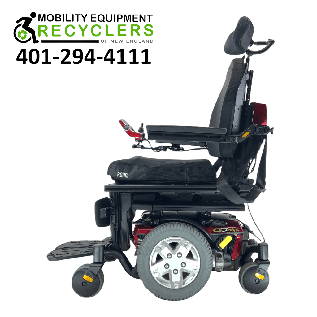 Pride Mobility Quantum Q6 Edge with TRU-Balance 3 & I-Level Rehab Power Chair | 22" x 20" Seat | Tilt, Recline, Seat Elevate, Power Extending Legs-Mobility Equipment for Less