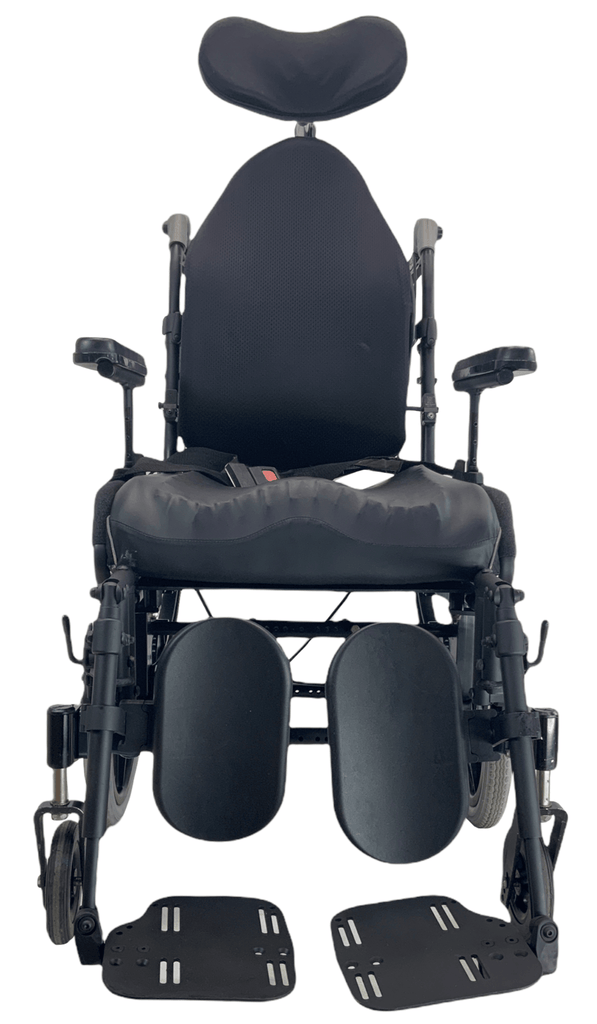 Quickie Iris Tilt-In-Space Manual Wheelchair | Elevating Leg Rests | 19" x 18" Seat | 56% Savings!-Mobility Equipment for Less