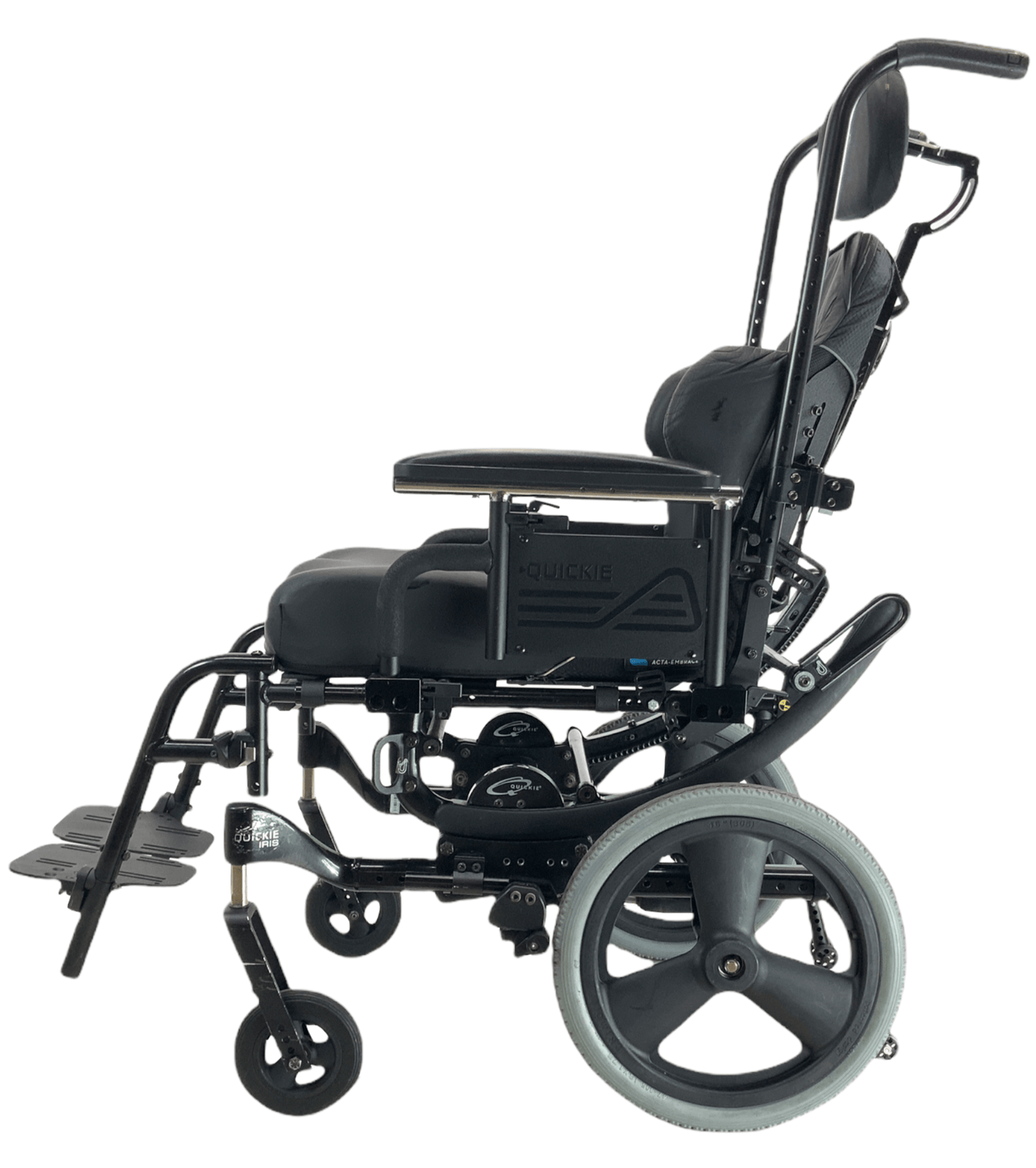 Quickie Iris Tilt-In-Space Manual Wheelchair | Intelligent Rotation in Space Technology | 16" x 21" Seat | 56% Savings!-Mobility Equipment for Less