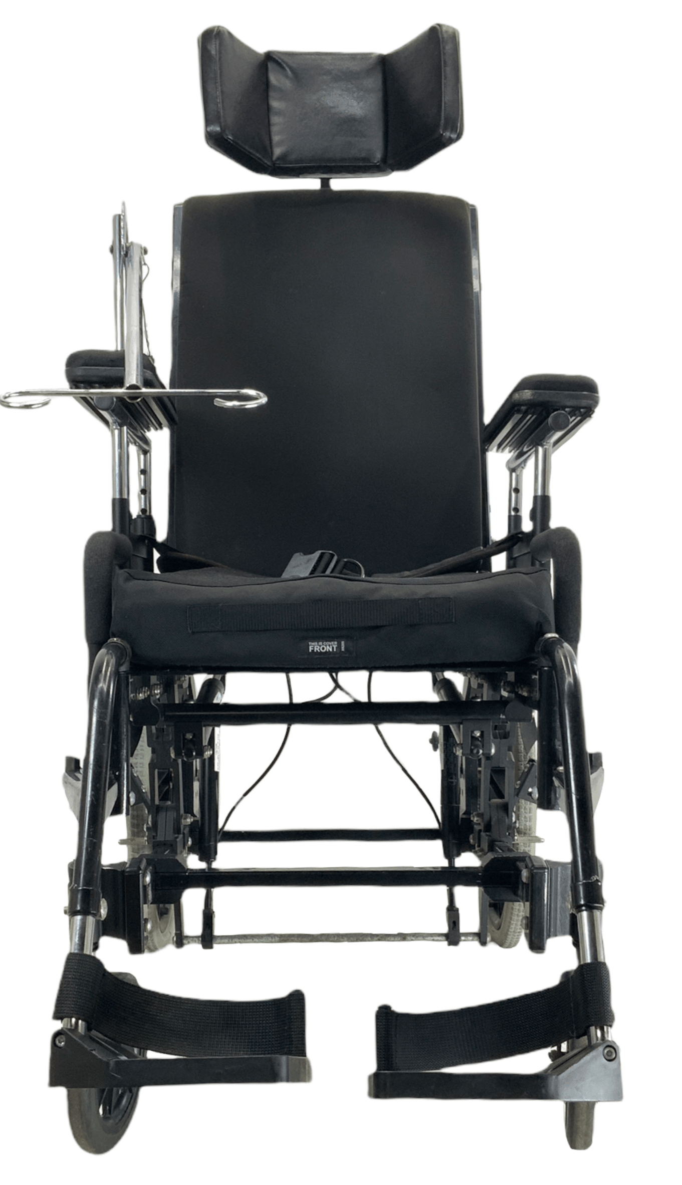 Quickie T45 Tilt-In-Space Manual Wheelchair | 17" x 18" Seat | IV Pole, Push Handles | 53% Savings!-Mobility Equipment for Less