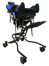 r82 high-low x frame pediatric stroller tilted