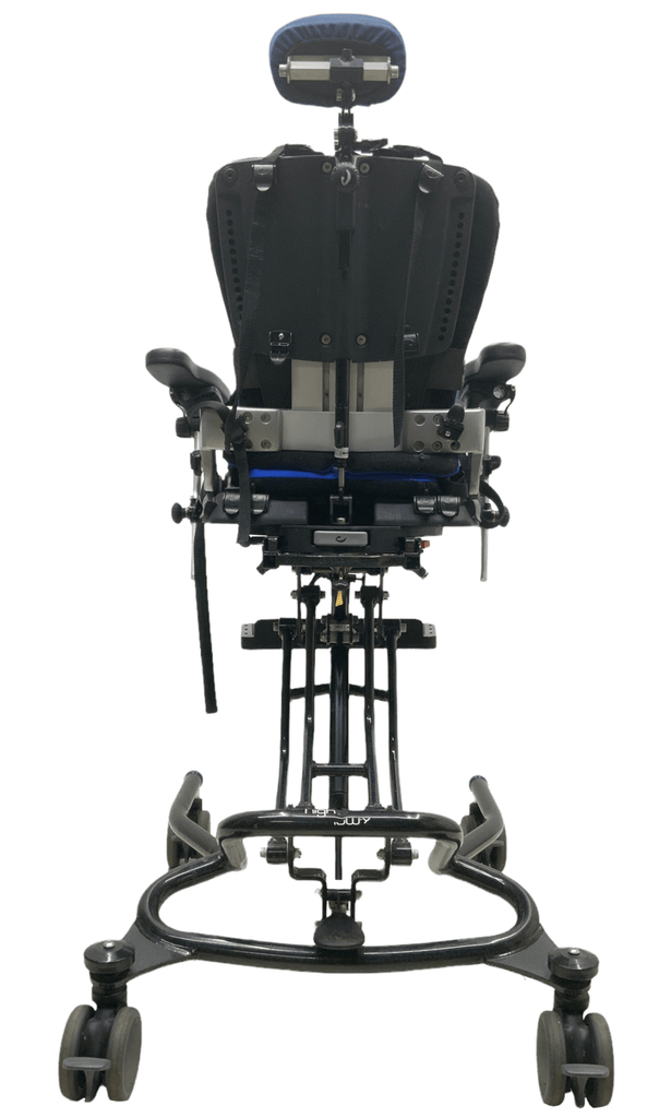 r82 high-low x frame pediatric stroller rear view