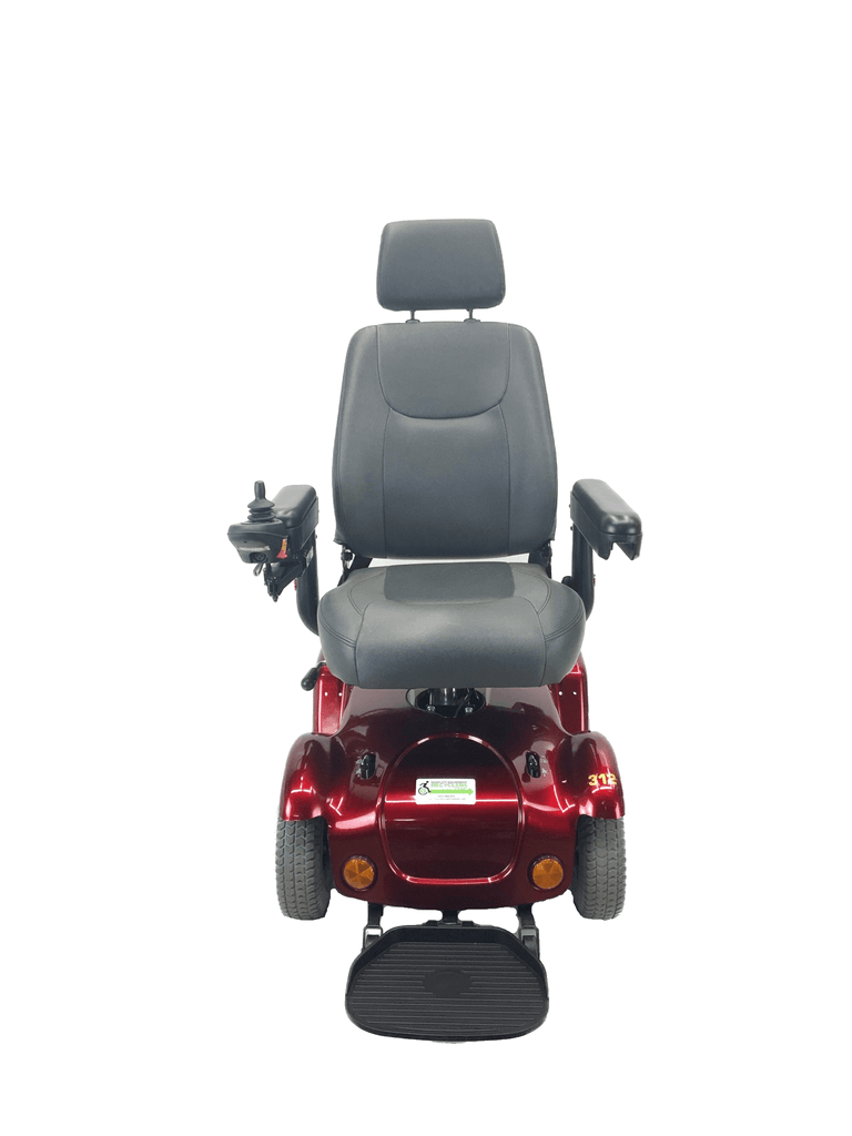 Rascal Turnabout (Merits P312) Dualer Power Chair | 18" x 18" Seat With Power Elevation | Front & Rear-Wheel Drive-Mobility Equipment for Less