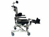 Raz AT Commode Shower Chair | 22" x 19" Seat | Tilt, Recline, Elevating Legs-Mobility Equipment for Less