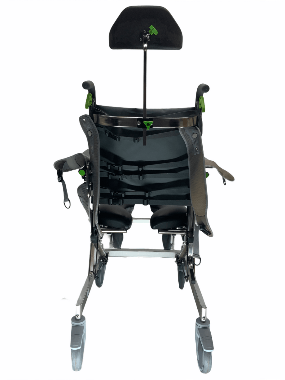 Shower chair with leg discount support