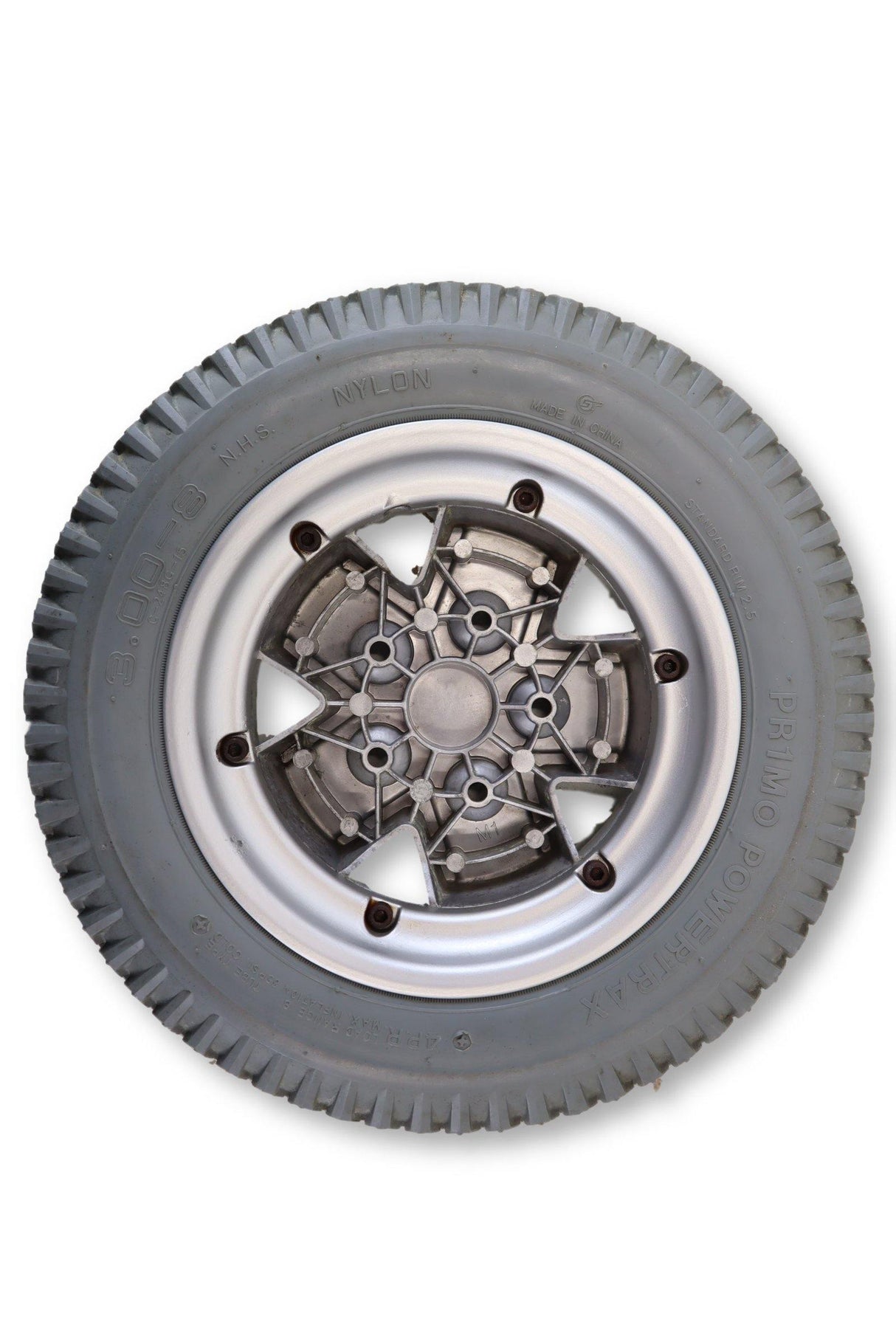 Replacement Drive Wheel for Pride Mobility Quantum Q6 Edge / Quantum Rival Power Chairs | Primo Powertrax WHLASMB2093 | 14x3Inch | Certified Pre-Owned-Mobility Equipment for Less