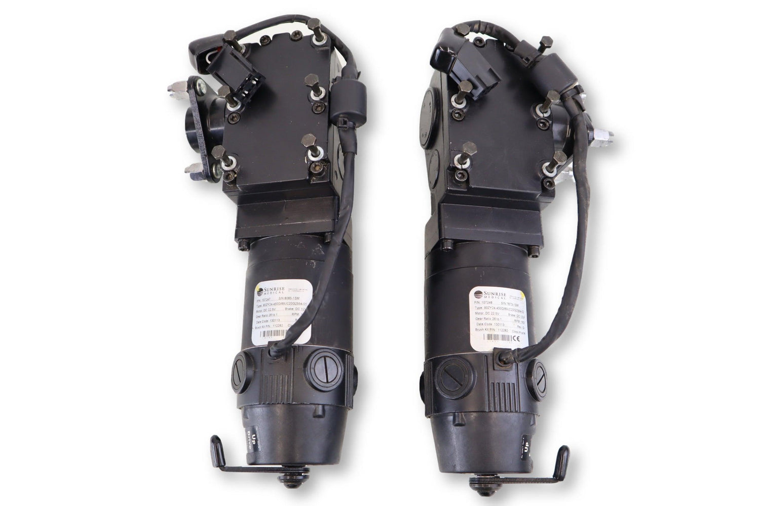 Replacement Motor & Gearbox For Mid-Wheel Drive Sunrise Medical Quickie Pulse 6 & Quickie QM-710 | 107247 | 107248 | 112282-Mobility Equipment for Less