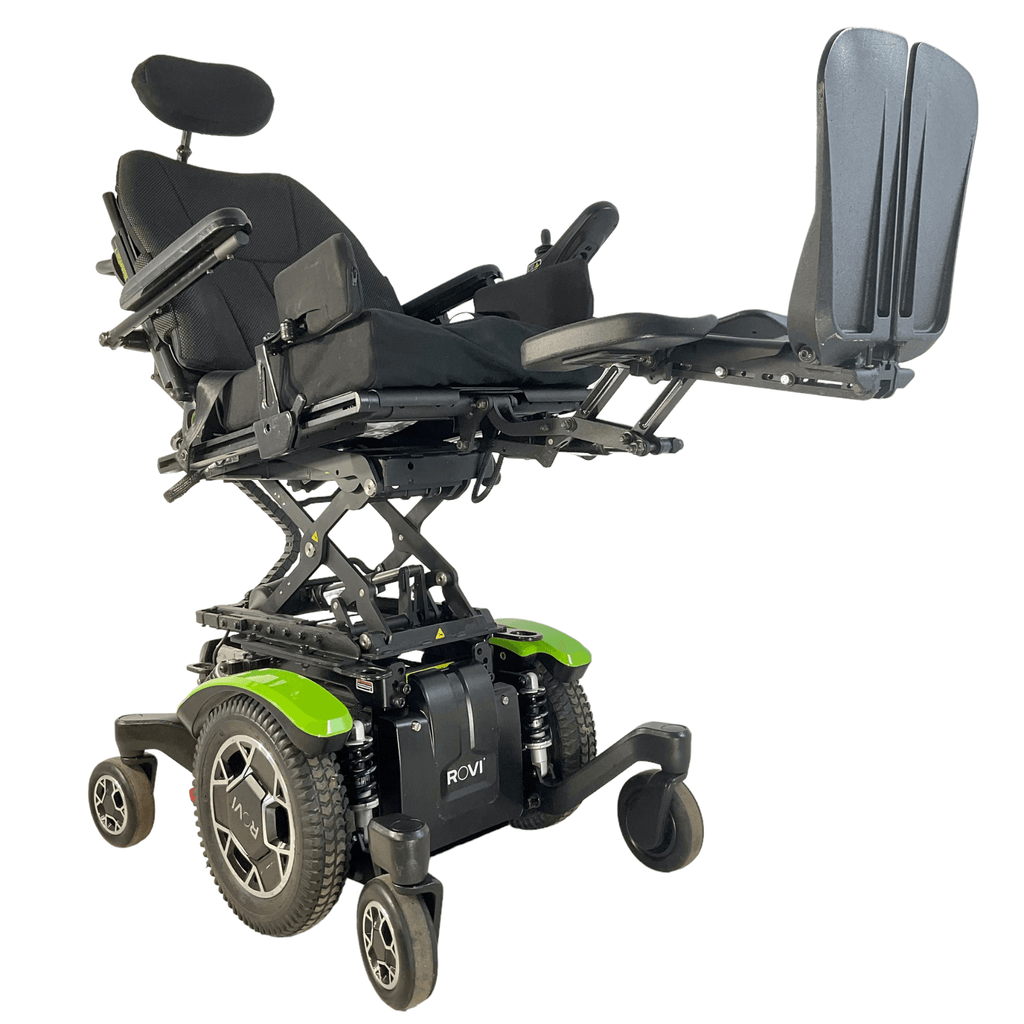Rovi X3 Rehab Power Chair | 18" x 18" Seat |  Attendant Control, Seat Elevate