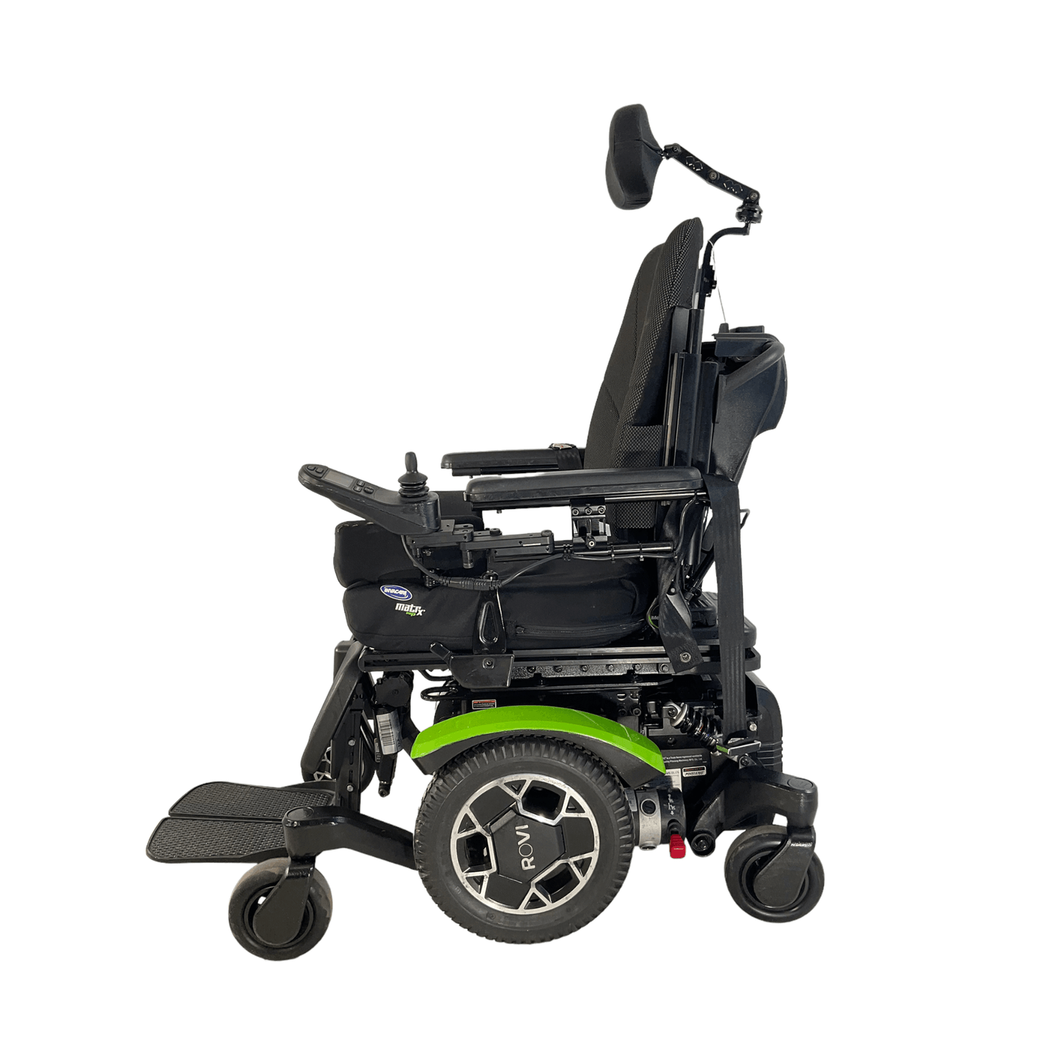 Rovi X3 Rehab Power Chair | 18" x 18" Seat |  Attendant Control, Seat Elevate