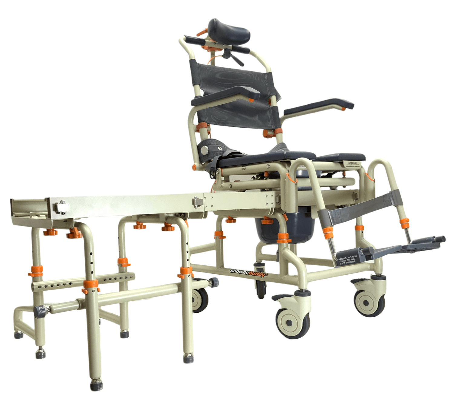 showerbuddy sb2t tubbuddy with tilt transfer bath chair