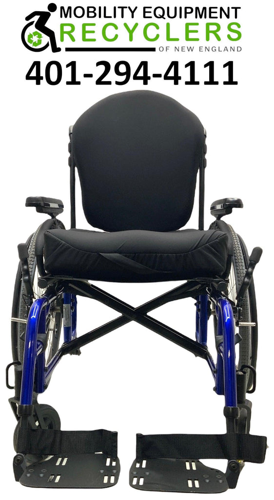 Sunrise Medical Quickie 2 Folding Manual Wheelchair | Height Adjustable Armrest, Swing-Away Leg Rests, Fold Down Backrest |-Mobility Equipment for Less