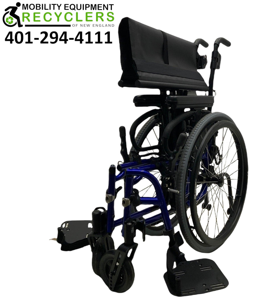 Sunrise Medical Quickie 2 Folding Manual Wheelchair | Height Adjustable Armrest, Swing-Away Leg Rests, Fold Down Backrest |-Mobility Equipment for Less