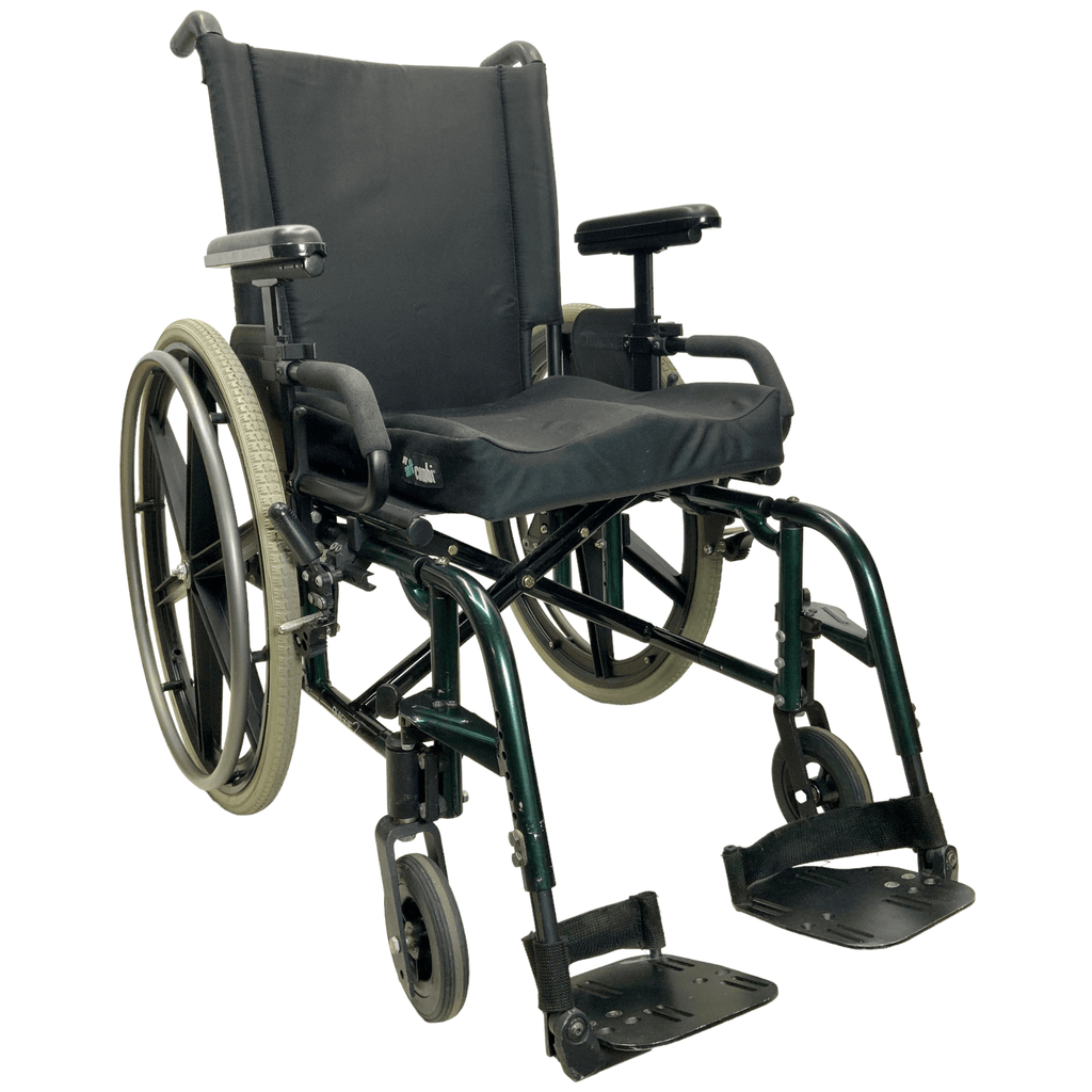 Sunrise Medical Quickie 2 Manual Wheelchair | 17.5 x 16 inch Seat | Swing-Away Leg Rests, Removable Armrests - Mobility Equipment for Less