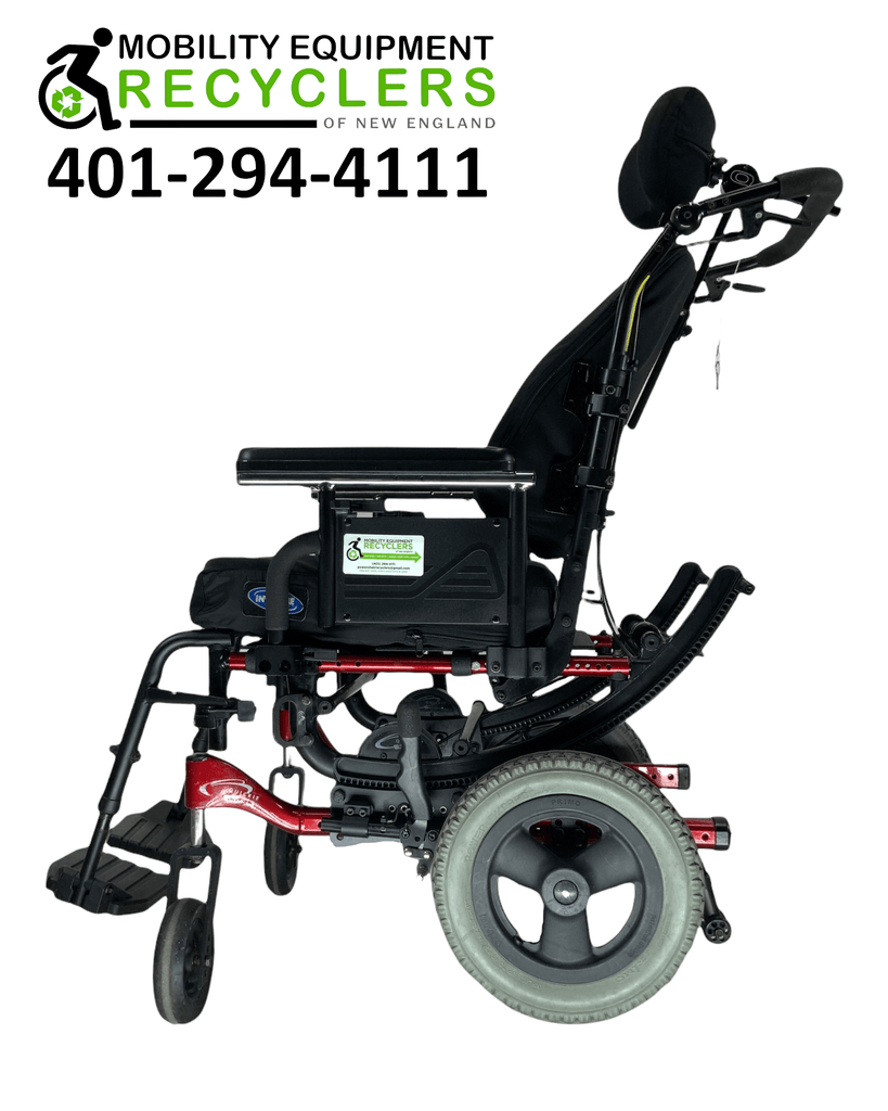 Sunrise Medical Quickie Iris | Tilt-In-Space Manual Wheelchair | 17" x 17" | Transit Kit | Contoured Backrest | Adjustable Headrest-Mobility Equipment for Less