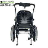 Sunrise Medical Quickie Iris Tilt-In-Space Manual Wheelchair | Height Adjustable Armrest, Swing-Away Leg Rests, Adjustable Headrest, Height Adjustable Push Handles-Mobility Equipment for Less