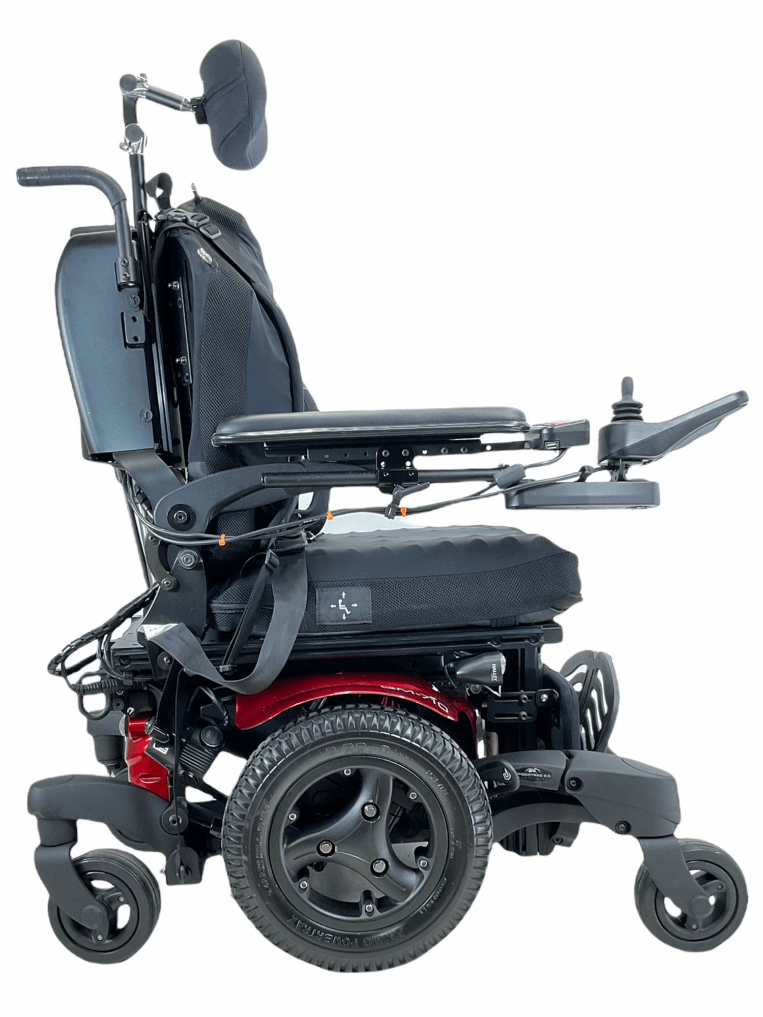 Sunrise Medical Quickie QM-710 Rehab Power Chair | Tilt, Recline, Power Legs | 17" x 16" Seat