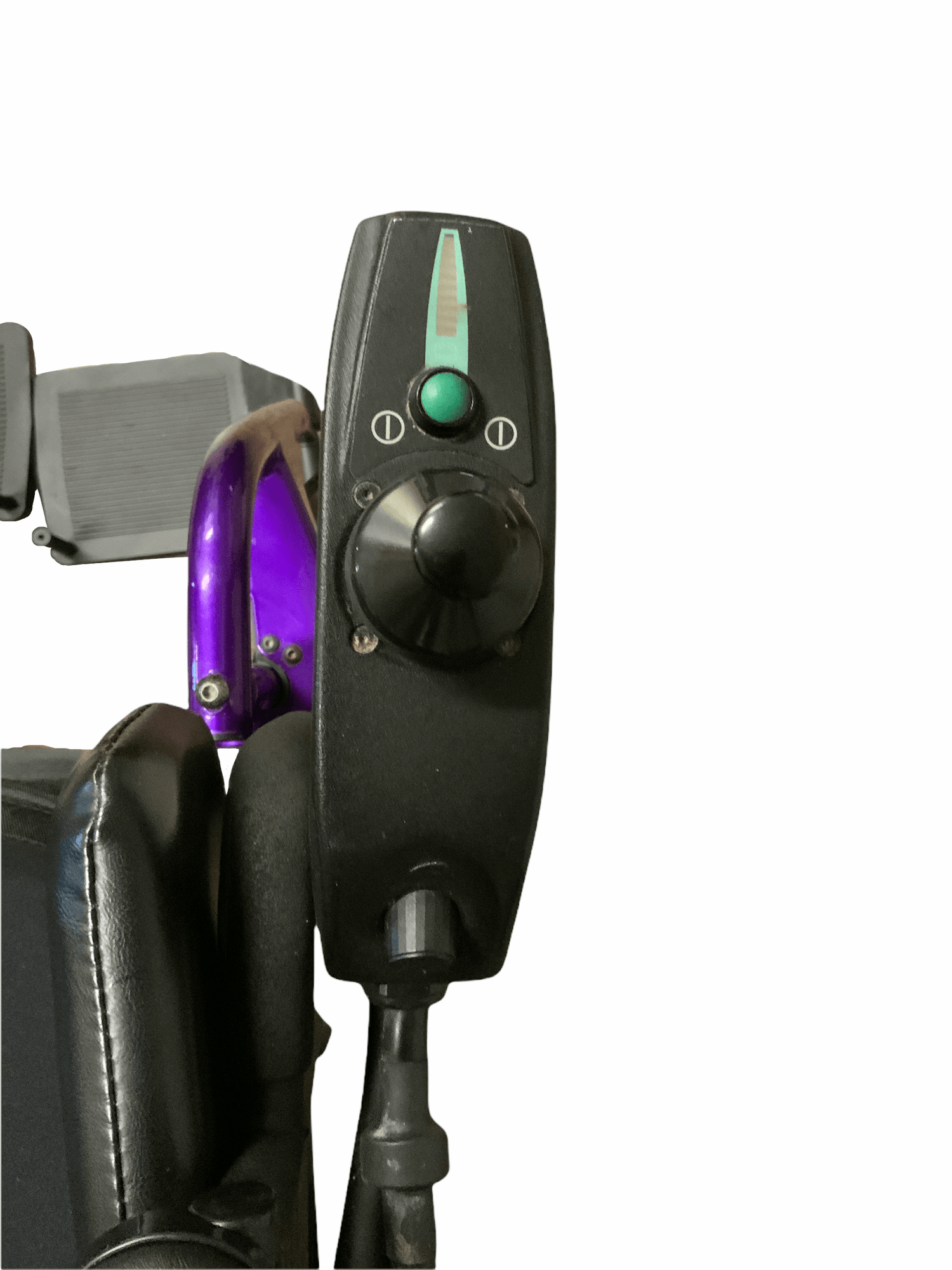 Sunrise Medical Quickie S-525 Standard Power Chair | 18" x 18" Seat | Thigh Supports, Push Handles-Mobility Equipment for Less