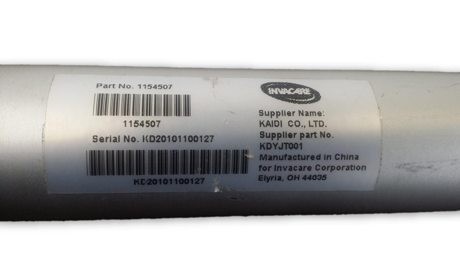 tilt actuator label for invacare tdx sp power wheelchair