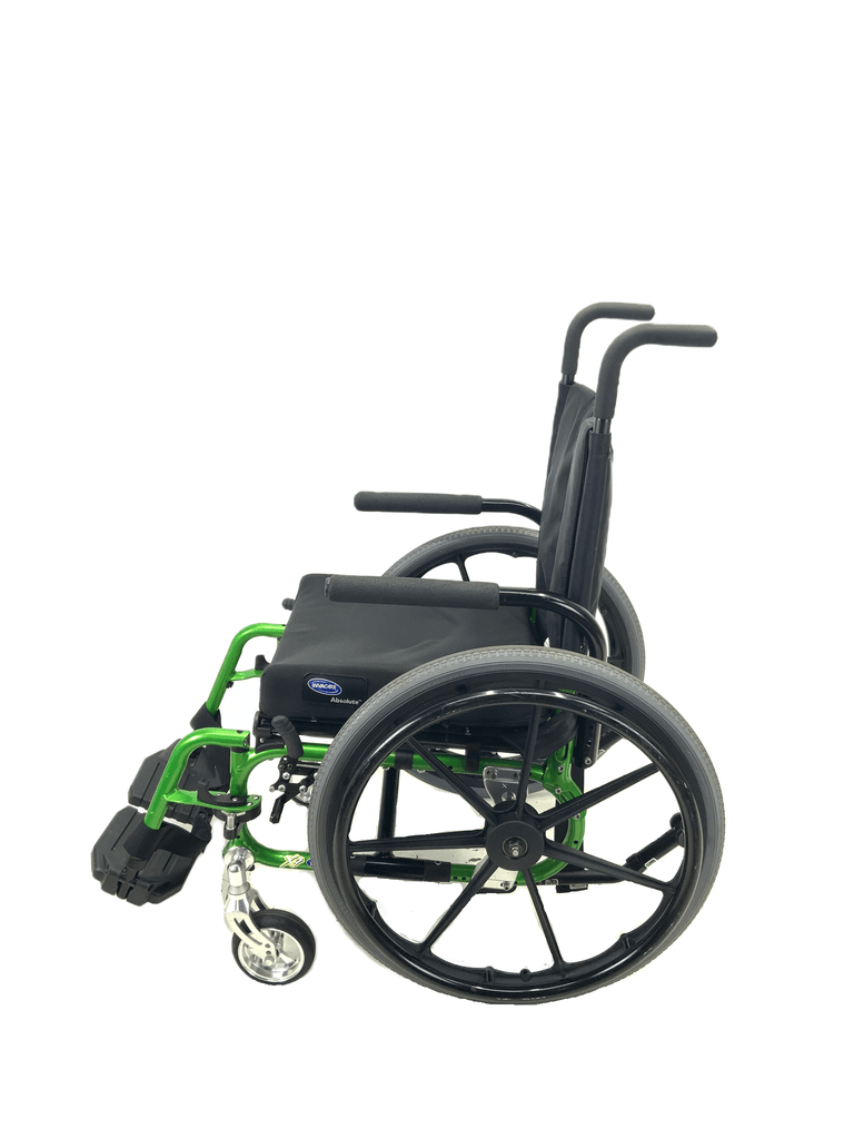 Used Invacare ProSPIN X4 Folding Manual Wheelchair | 16"x16" Seat | High Performance, Lightweight & Portable!-Mobility Equipment for Less